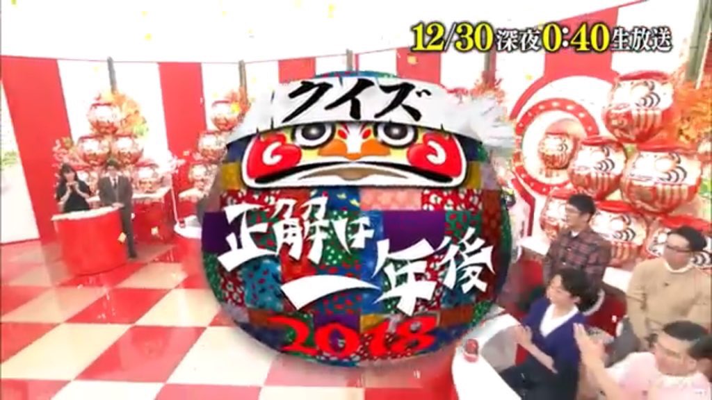 田村淳 今年で6年目 クイズ正解は一年後 年始に収録したクイズの解答を 年末の生放送で答え合わせ 結婚しそうな芸能人 離婚しそうな芸能人 セ パリーグどっちが日本一 など未来を予想して 答えるクイズ番組 今年の仕事納めだしゲス納め T