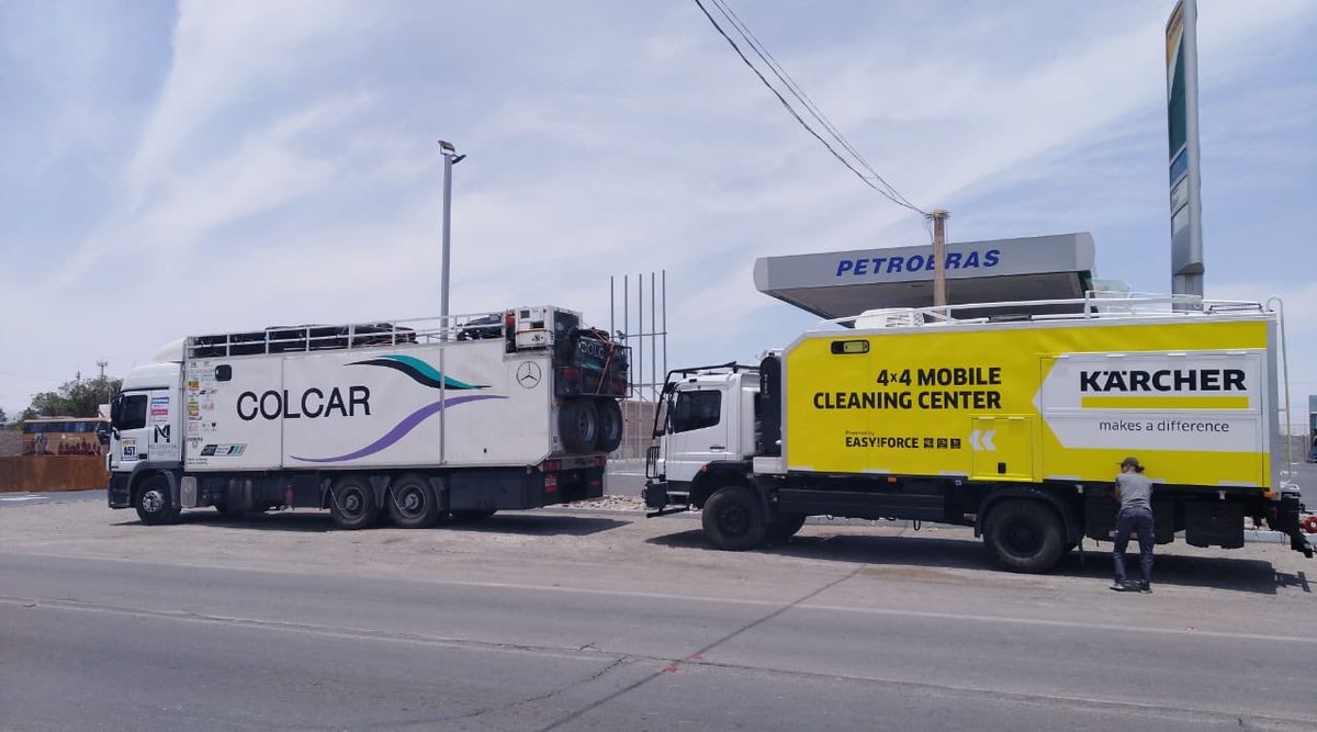 El equipo ya está en suelo Peruano !!! Vamos @ColcarRT <a href="/soleCRT/">Sole Prieto</a> <a href="/colcarMB/">Colcar Merbus</a> #dakar19