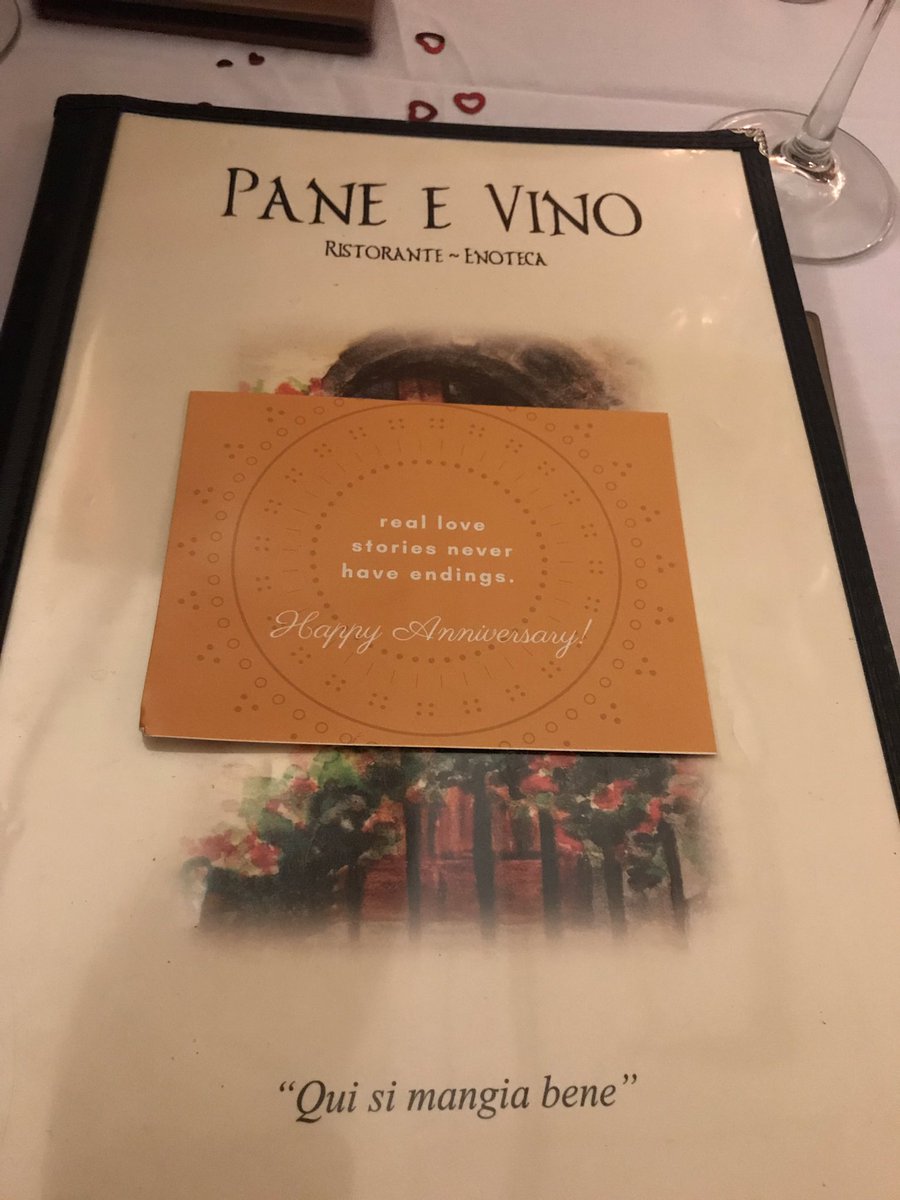 Thank you @PaneVinoProv for the anniversary wishes!  #6years