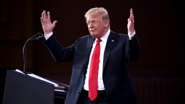 thehill's tweet photo. Trump issues order freezing pay rate for federal workers https://t.co/UG2v6mdC8i https://t.co/Y8219nzo8z