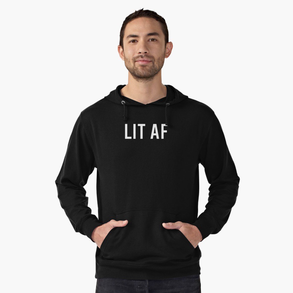 We are on sale this holiday season! Visit our Etsy store and use code HOLIDAYS18
"Lit As AF Hiphop Emo Funny Cool Awesome Trending Hoodie"
Order Here: ow.ly/sAIB30n2sZY 
Also Available: Tanktop, Tshirt, Mug variation
#awemazinggoods
#EtsyGifts
#holidaygifts
#blackhoodie