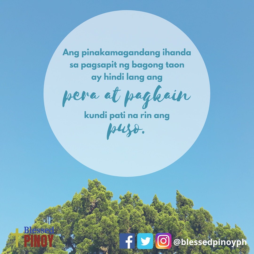 Ang pinakamagandang ihanda sa pagsapit ng bagong taon ay hindi lang ang pera at pagkain kundi pati na rin ang puso.

#NewYearpreparation
#blessedpinoyph