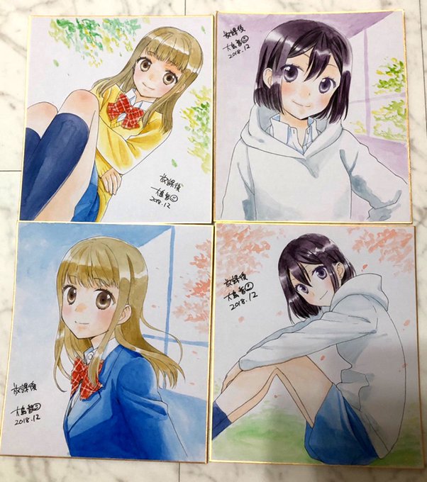 冬コミ頒布の色紙できました。明日は宜しくお願いします! 