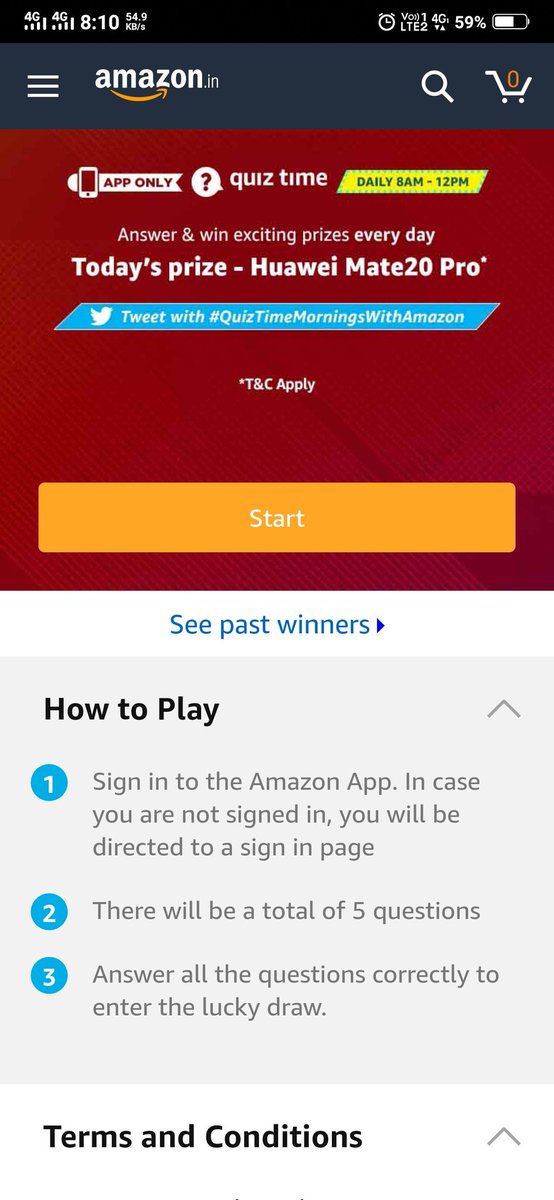 HiteshBhinmal's tweet image. #amazonquizanswer
#QuizTimeMorningsWithAmazon