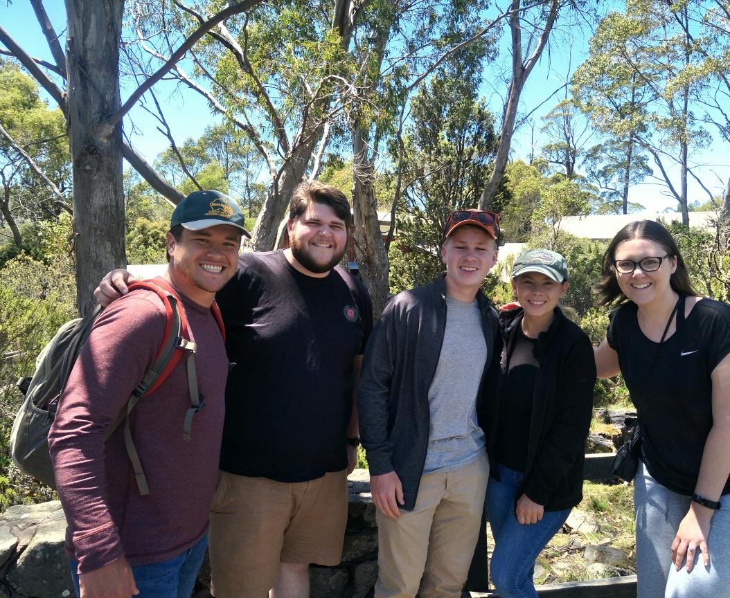 Ran into some other Queenslanders in Tasmania <a href="/BindiIrwin/">Bindi Irwin</a> <a href="/RobertIrwin/">Robert Irwin</a> <a href="/chandlerpowell9/">Chandler Powell</a>