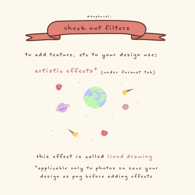 daphnedi_'s tweet image. j. adding "artistic effects" or what i call filters is one of my key discoveries this year. it gave rise to the art style i used to design illustrations on my /book/ andromeda and my UP naming mahal &amp;amp; moonrise kingdom graphics!! note: this effect works only on photos 🐚