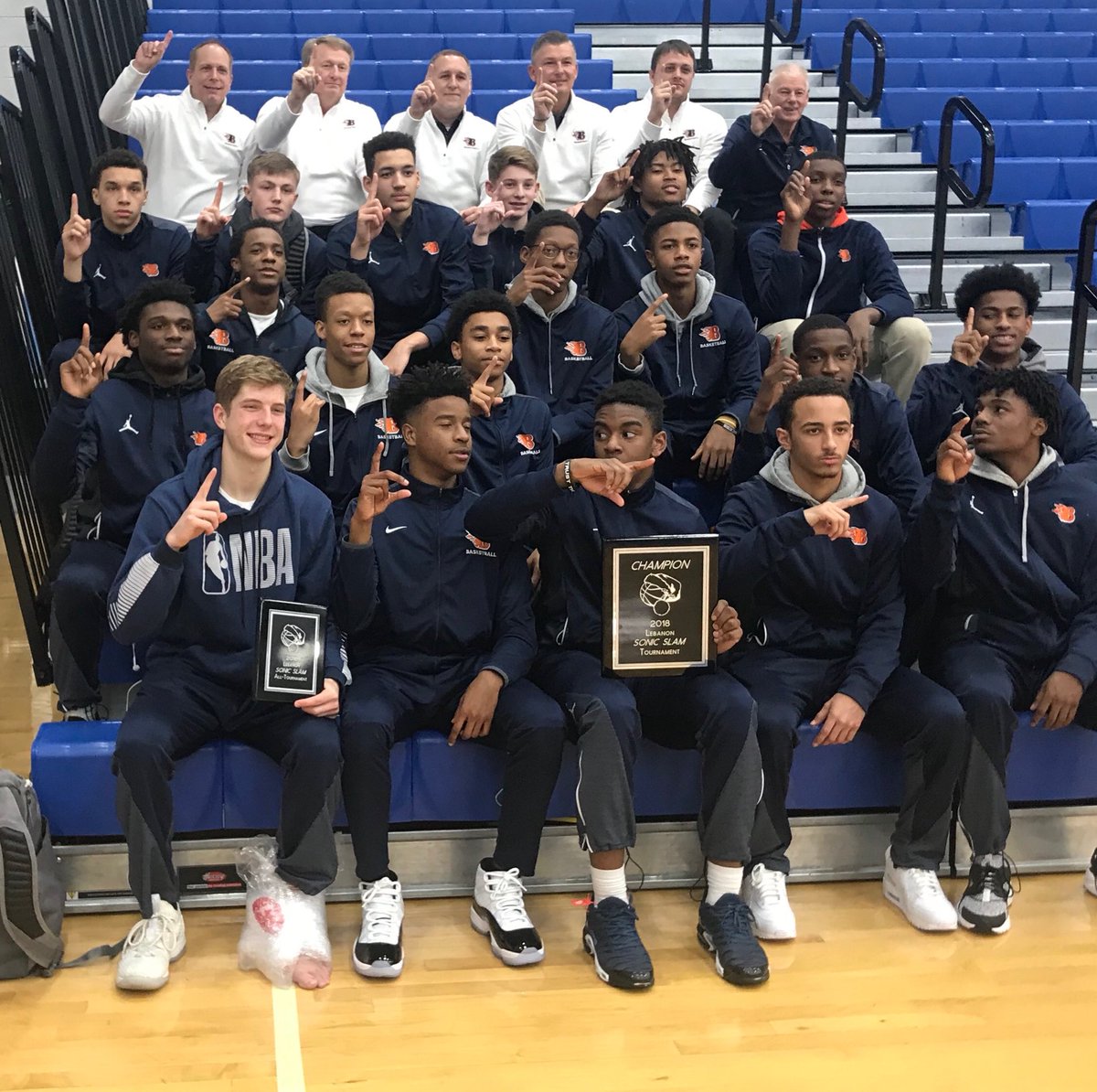BLAZE_HOOPS's tweet photo. Three nice days for the Blackman Blaze...Capped off with a 49-45 win over Cardinal Stritch out of Toledo, OH, to win the Sonic Slam Invitational #4EO https://t.co/ndunbcofoL