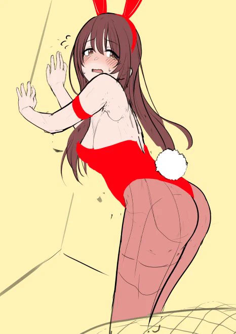 まだまだラフですが
一応今描いているやつを貼っておきます
大崎姉妹とバニコスエッチしてるやつR-18です 