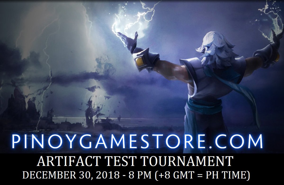 PinoyGameStore's tweet photo. Artifact Test tournament tonight for the 🇵🇭 Artifact Philippines community

Winner gets a copy of Age of Empires II

Invite details:
https://t.co/ov6aZ31Ix1

#ARTIFACT https://t.co/rZQFvtnjWM