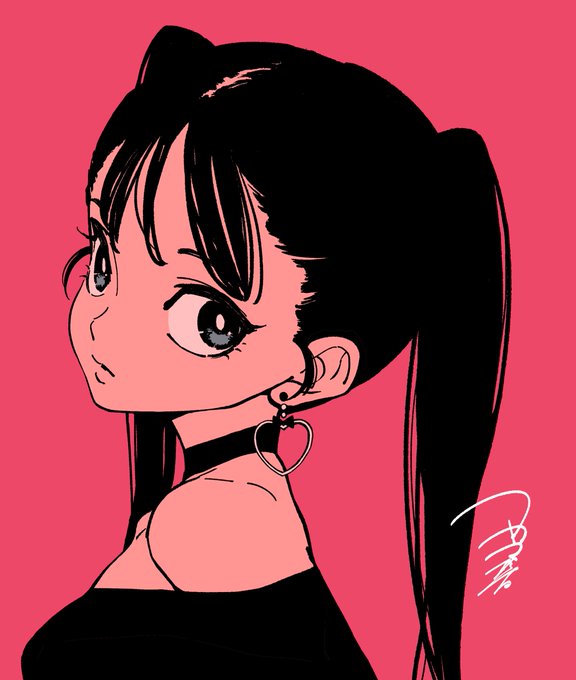 「黒髪 オフショルダー」のTwitter画像/イラスト(古い順)