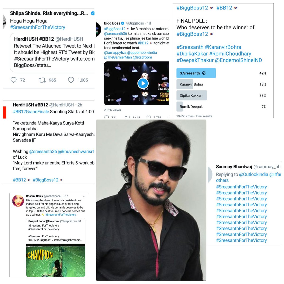 nitishdto's tweet image. Jitega bhai mera jitega 
#SreesanthForTheVictory 
#SreeFam
#BiggBoss12 @sreesanth36 @Bhuvneshwarisr1
