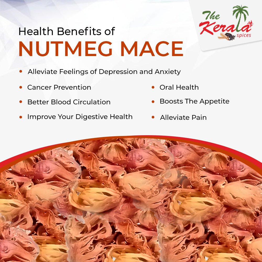 #Nutmeg is the #seed and the inner cover that is dried is the #Nutmace, another popular #spiceofKerala. Nutmeg is used in many #Indiandishes, because of its flavoring nature.

Visit Our Online Store to Buy Nutmeg Mace - pos.li/2ax9gm

#spices #nutmeg #spicesonline