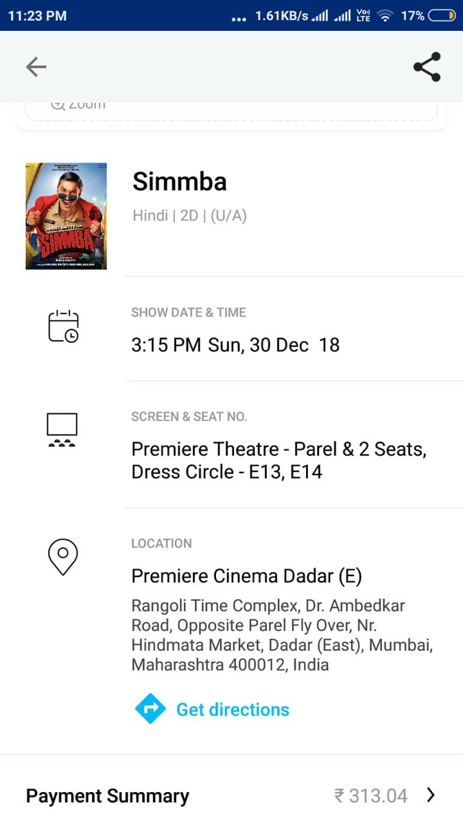 dadar premiere cinema