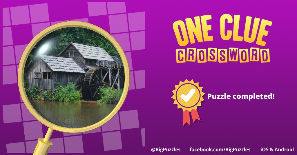 httpbitchin's tweet image. I completed a puzzle in One Clue Crossword. Play now for free!
onecluecrossword.com #OneClueCrossword