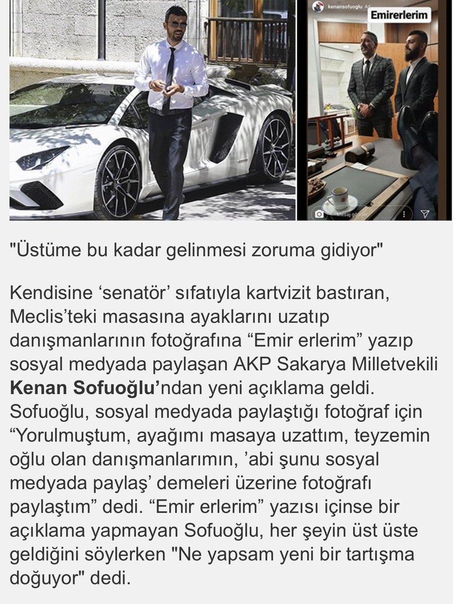 İlk kez vekillik yapıp yanına da deneyimsiz /bürokrasiyi bilmeyen bir danışman (teyze oğlunu) alırsan olacağı bu olur ! Keşke hep sporcu kalsaydın !