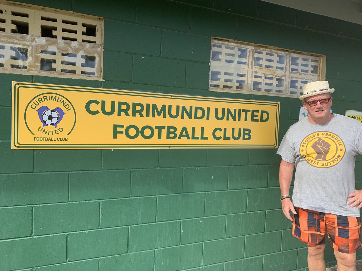 Bobdollocks's tweet image. As a native of the #PRoWS I felt it my duty to make a brief social visit to @currimundiunitedfc in the name of non-league unity. Sadly no one in but the thought was there eh?