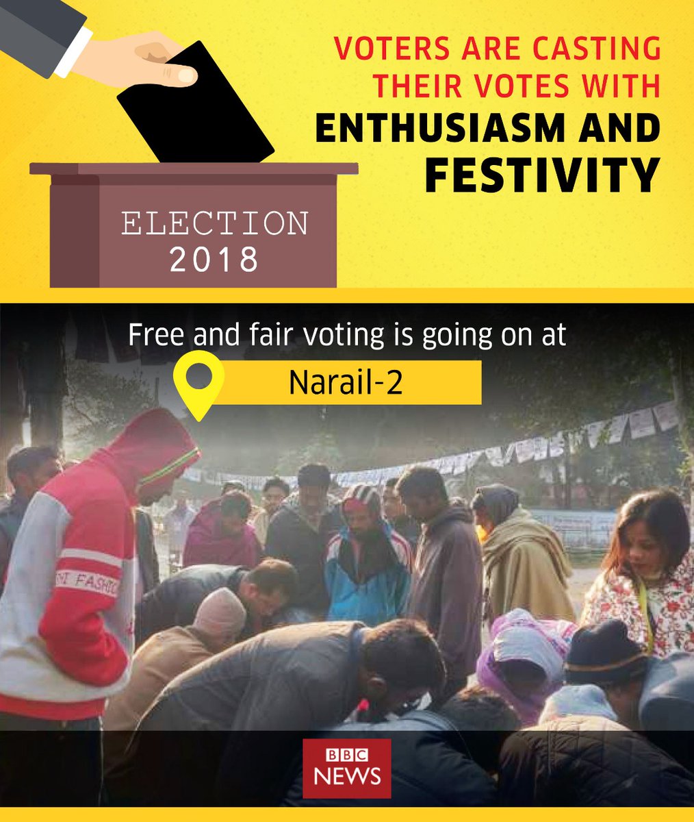 NadiaRehman777's tweet photo. Free and Fair Voting in #Bangladesh
Voting going peacefully in Bangladesh.
#BangladeshElection2018
#WinWIthPeace
#PeoplesVote
#BDPolls18 https://t.co/MvjVclPVJ9