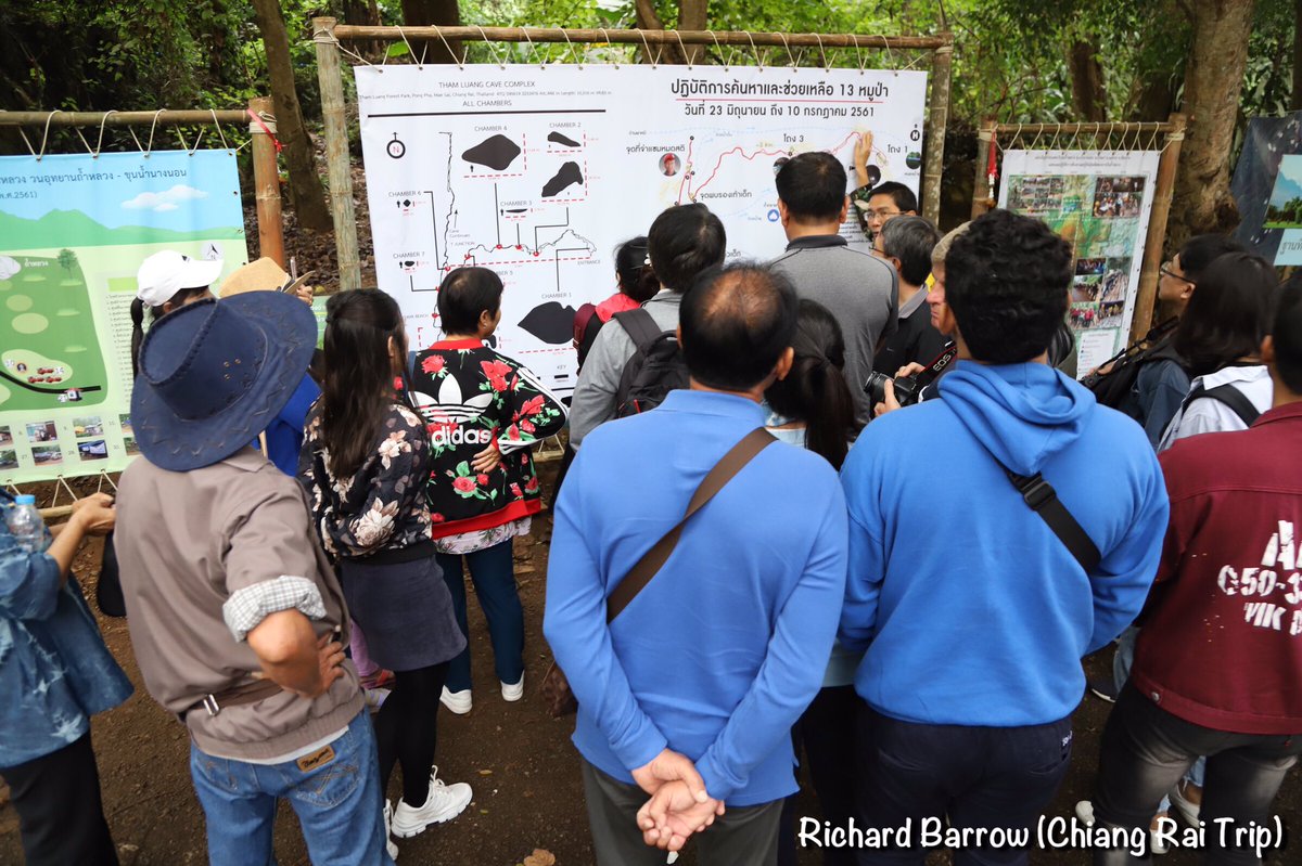 RichardBarrow's tweet photo. In the past, Tham Luang-Khun Nam Nang Non Forest Park in Chiang Rai province only received about 40,000 visitors a year. But now, thanks to the cave rescue that put it on the international stage, visitor numbers have jumped to 100,000 in the last 3 months alone. #Thailand https://t.co/N9WDoJTbSw