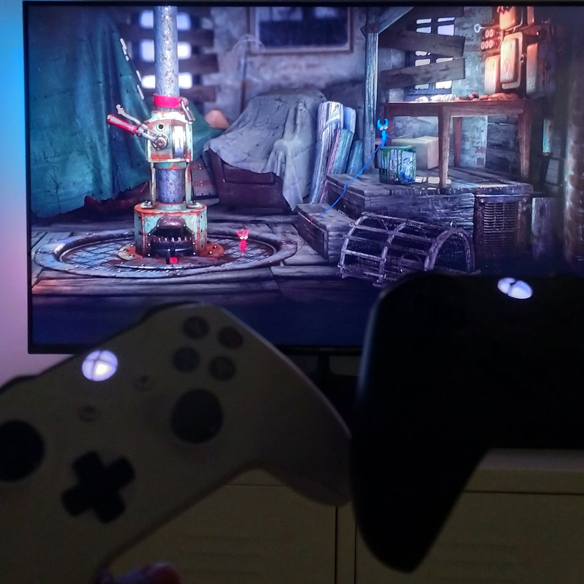 storiesstudio_'s tweet photo. We play games for all research purposes. So far @unravel_game is the best immersive game we ever played. 

#deepbluedump #gamedev #bahrain #musathegame  #thestoriesstudio #indiegame #mobilegame #startupbahrain  #startup #entrepreneur #gameprogrammer #gamestudio #xbox https://t.co/Mhpt6nEjZ9