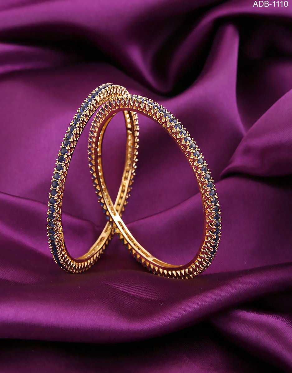 AnuradhaArts's tweet photo. Anuradha Art Jewellery offers beautiful collection of American Diamond Bangles in classic look. To see more designs click on this link: https://t.co/3S2AUFNK2o
#bangles #americandiamondbangles #diamondbangle #kangan #banglesset #designerbangles #artificialbangles #adjewellery https://t.co/G2cUcqIJqO