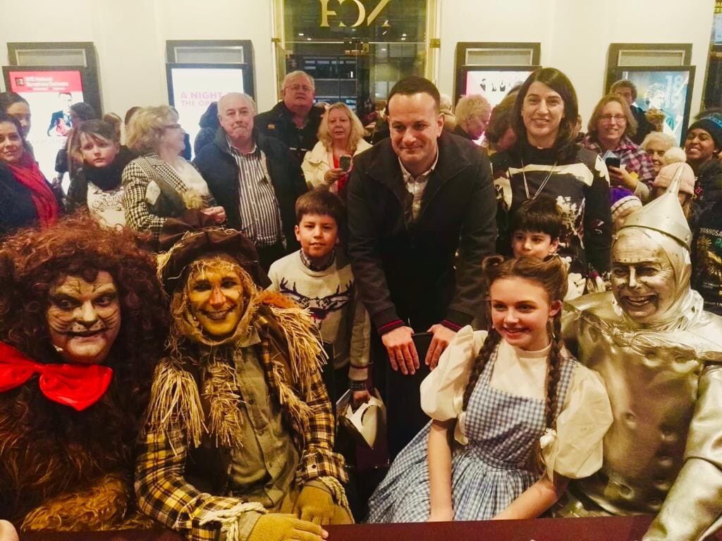 FestProductions's tweet image. Some special guests in the audience. Even the #Taoiseach wanted a photo with us!! 😊 Show runs 'til 3rd January @NCH_Music Booking: nch.ie/Online/default…