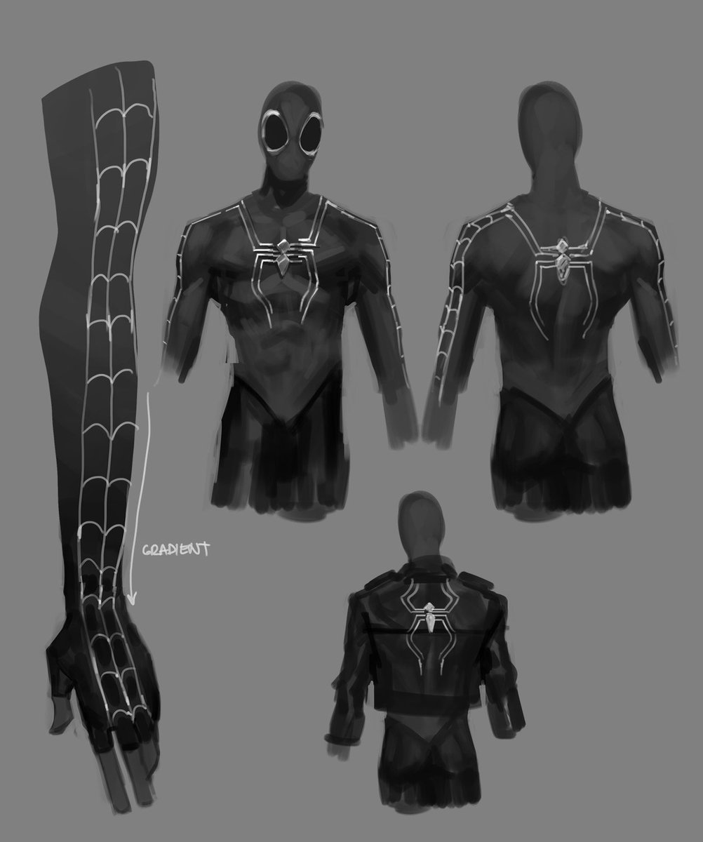 Details on Goth Spiderman