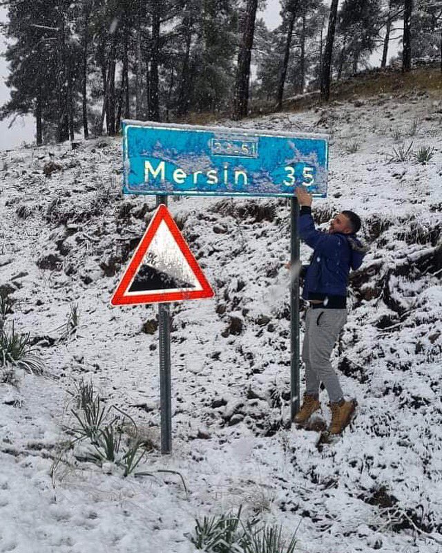 20 dakikaya yayla, 20 dakikaya deniz. 20 dakikaya buz, 20 dakikaya güneş. Allah'ına kurban Mersin ! ❄☃️