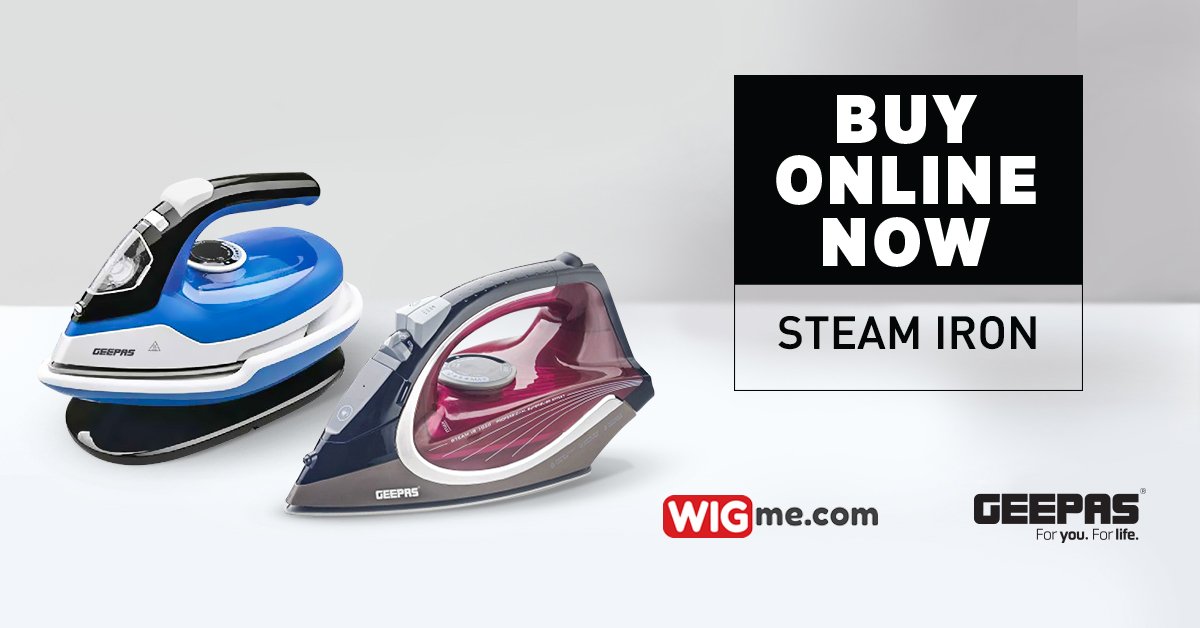 geepas steam iron