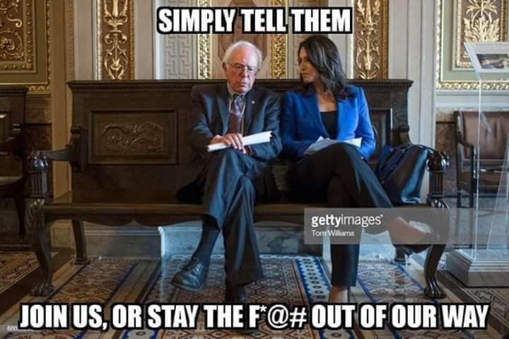 greggmsol1's tweet photo. #Bernie2020
#Bernie4POTUS
#Tulsi4VP
NO SPIN. REAL LEADERSHIP https://t.co/zbpGWqfIrX