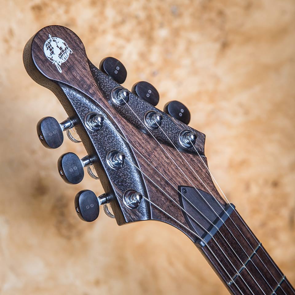 WH-1 Signature ... Handcrafted for Nico Elgstrand from Entombed A.D.
Walnut body and neck wood ... Nirvana Black Transparent Satin ... Framus &amp; Warwick.. \m/