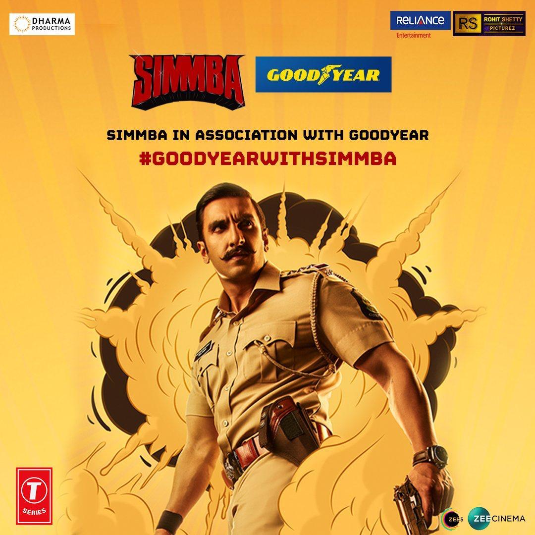 ramesh_d2200's tweet photo. Hey Friends let's Participate now in #GoodyearWithSimmba contest and don't forget to submit your answers to win co-branded merchandise autographed one too @GoodyearJOJ @SimmbaTheFilm @RanveerOfficial https://t.co/ZILTXQm46N