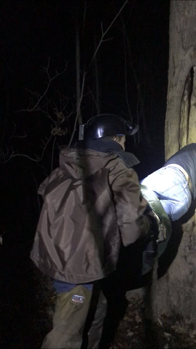 JeffZizelman's tweet photo. Great night under the lights with @ZizelmanKeaton  and Zack and Zack going in the tree to retrieve the coon https://t.co/bMZpQXAL1U