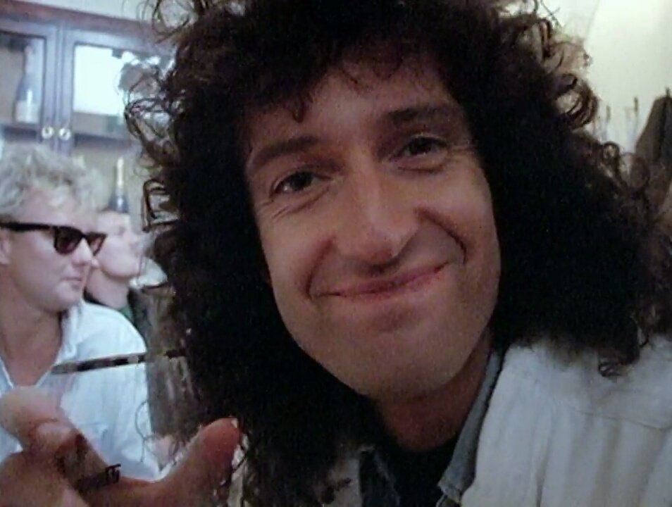 shewayugh's tweet image. rt to bless someones timeline with brian's smile and his fluffy hair