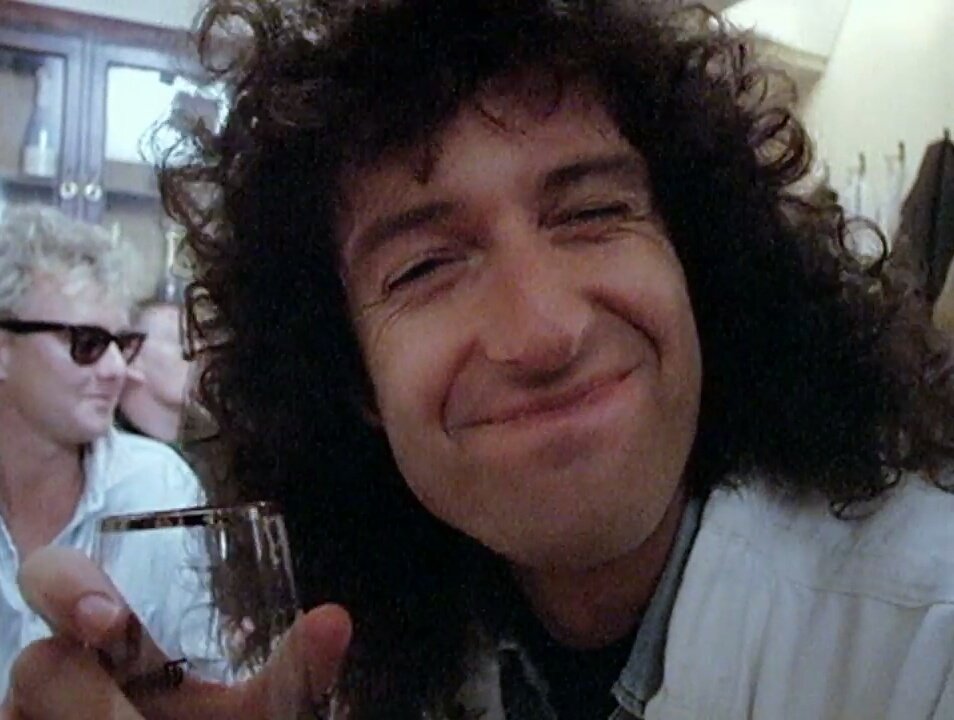 shewayugh's tweet image. rt to bless someones timeline with brian's smile and his fluffy hair