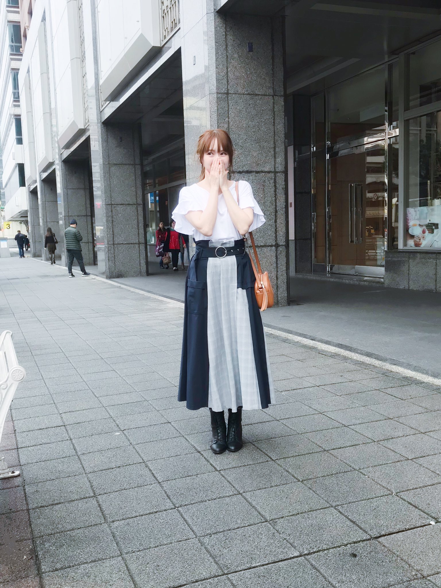 安室奈美恵 私服 ファーファー ロングスカート