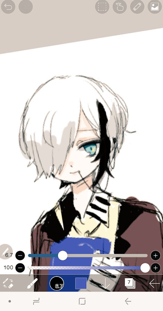 あさぎ On Twitter メモ ノア エストブルク 右目が光に弱い 金眼 暗い場所にいる時は前髪とめたりしてる