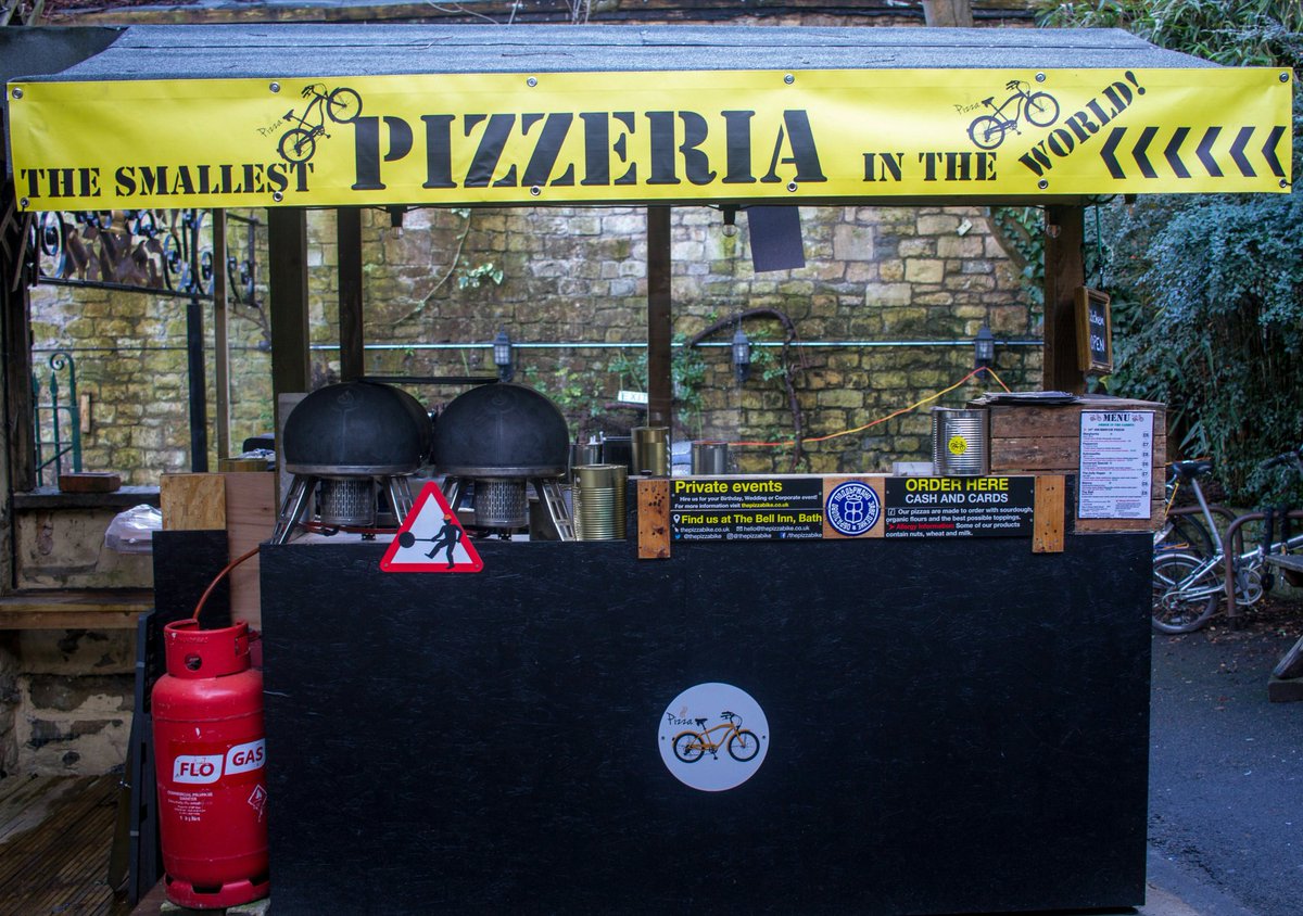 Last shift for the year today! Come and dine at The smallest pizzeria on the world now conveniently attached to <a href="/thebellinnbath/">The Bell Inn, Bath</a> !
See u in the garden 12PM - 7PM