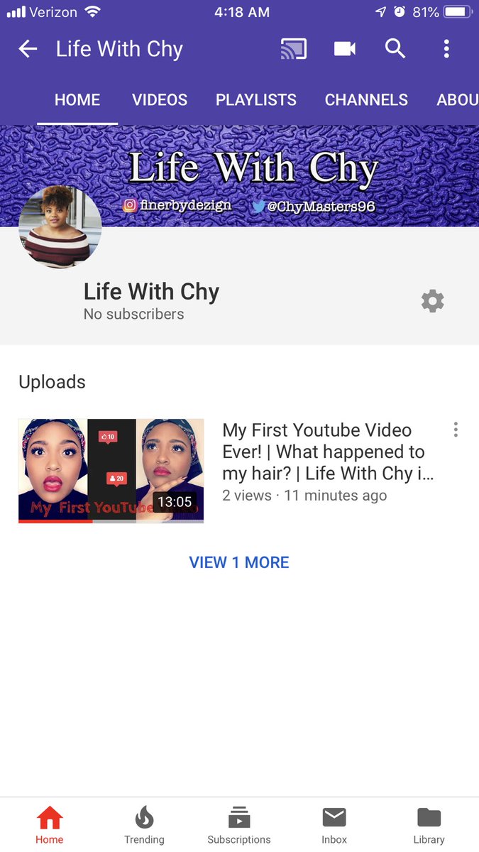 ChyMasters96's tweet photo. #LifeWithChy is alive!! Please support my channel! Means the 🌍 https://t.co/Re5XRPkGdS https://t.co/IPMsfcS9ch
