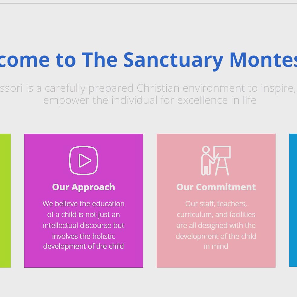 NeptTech's tweet photo. We believe in the future. The #children of today will be the #leaders of tommorrow. 
The #Sanctuary #Montessori project was executed with the basic web development tools to ensure #students, #parents and faculty could harness the #power of the #website. https://t.co/K3D1SBjgl4