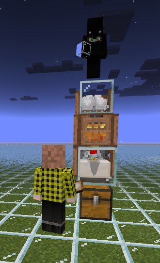 狩人のミタ いつの間にやら統合版の全自動焼き鳥製造機は1マスの時代に Minecraft マイクラ Minecraftbe Nintendoswitch T Co Be1og3rxlu Twitter