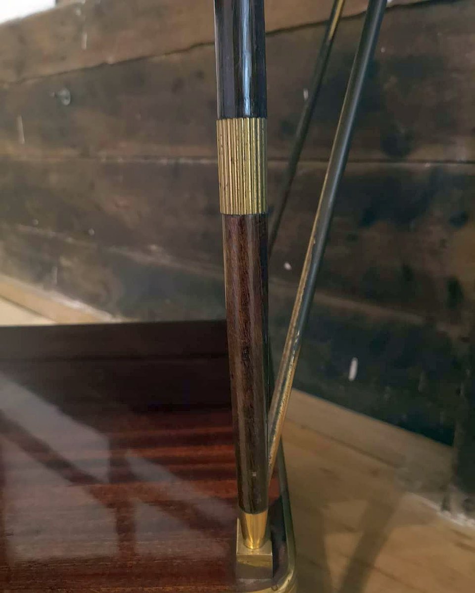 PierreandDom's tweet image. We love this mahogany and lacquered brass serving table on compressed leather wheels
#1950s #forsale #servingtable #standardquayfaversham #interior #furniture