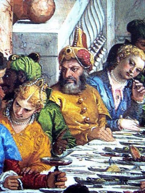Paolo Veronese 'Kana Düğünü' adlı resminde dönemin önemli figürlerine yer vermiştir. Bunlardan biri Kanuni Sultan Süleyman'dır.