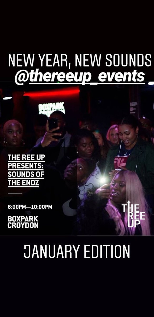 TheReeUp_Events's tweet image. Nothing to do for the first weekend of the Year!?👀 Well we have something for you to do ! 😆 Get yourself and your people down to BoxPark Croydon and enjoy an epic night on the 6.01.19. Lets vibes and shake a leg. #2djs #openmic #lineupacts #party #SoundsOfTheEndz