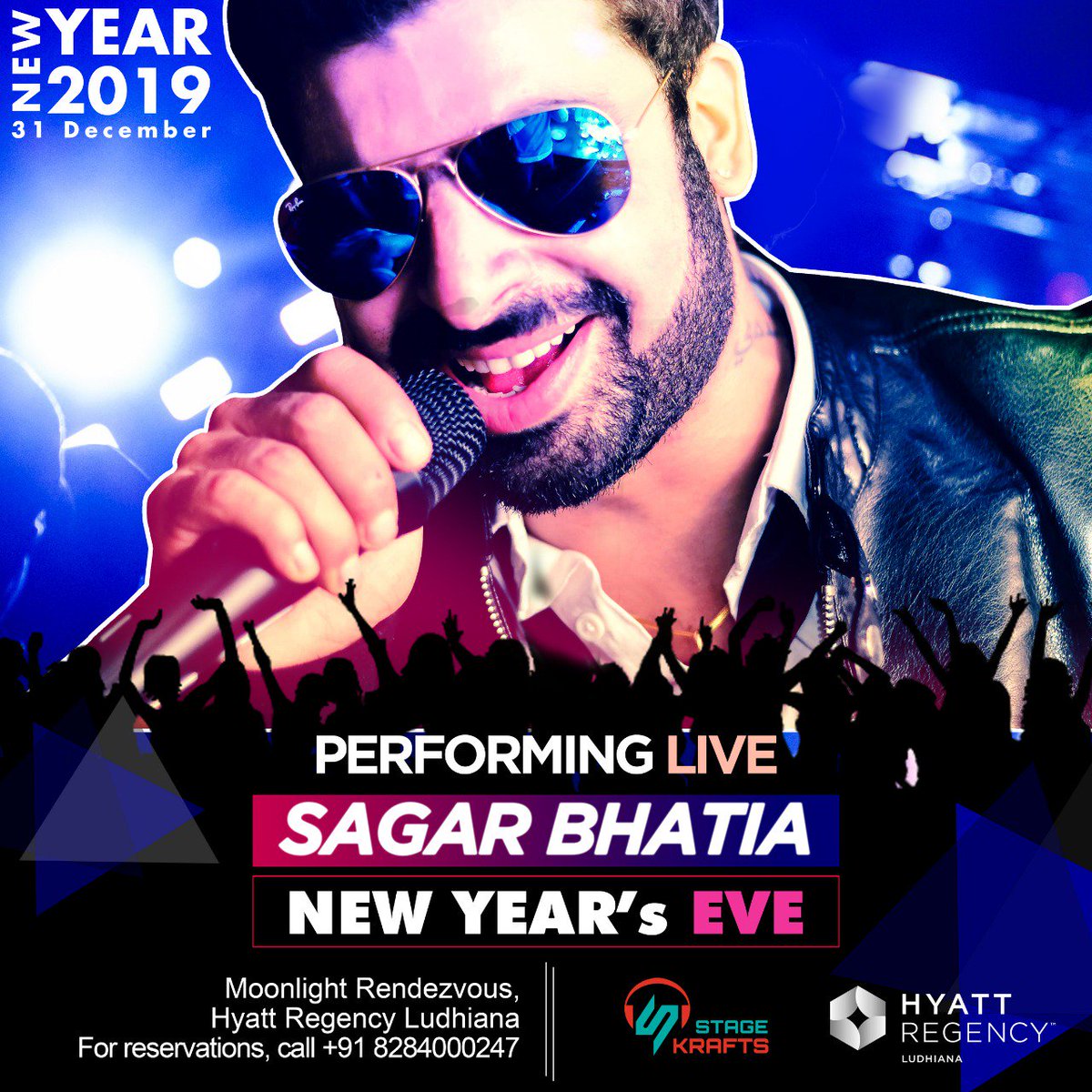 ashishsaxena008's tweet photo. #Ludhiana #moonlightrendezvous #themeparty #newyeareve #powerpackperformance #sagarbhatia #hyattregencyludhiana #Ravneetgurm https://t.co/0avFIYsz3c