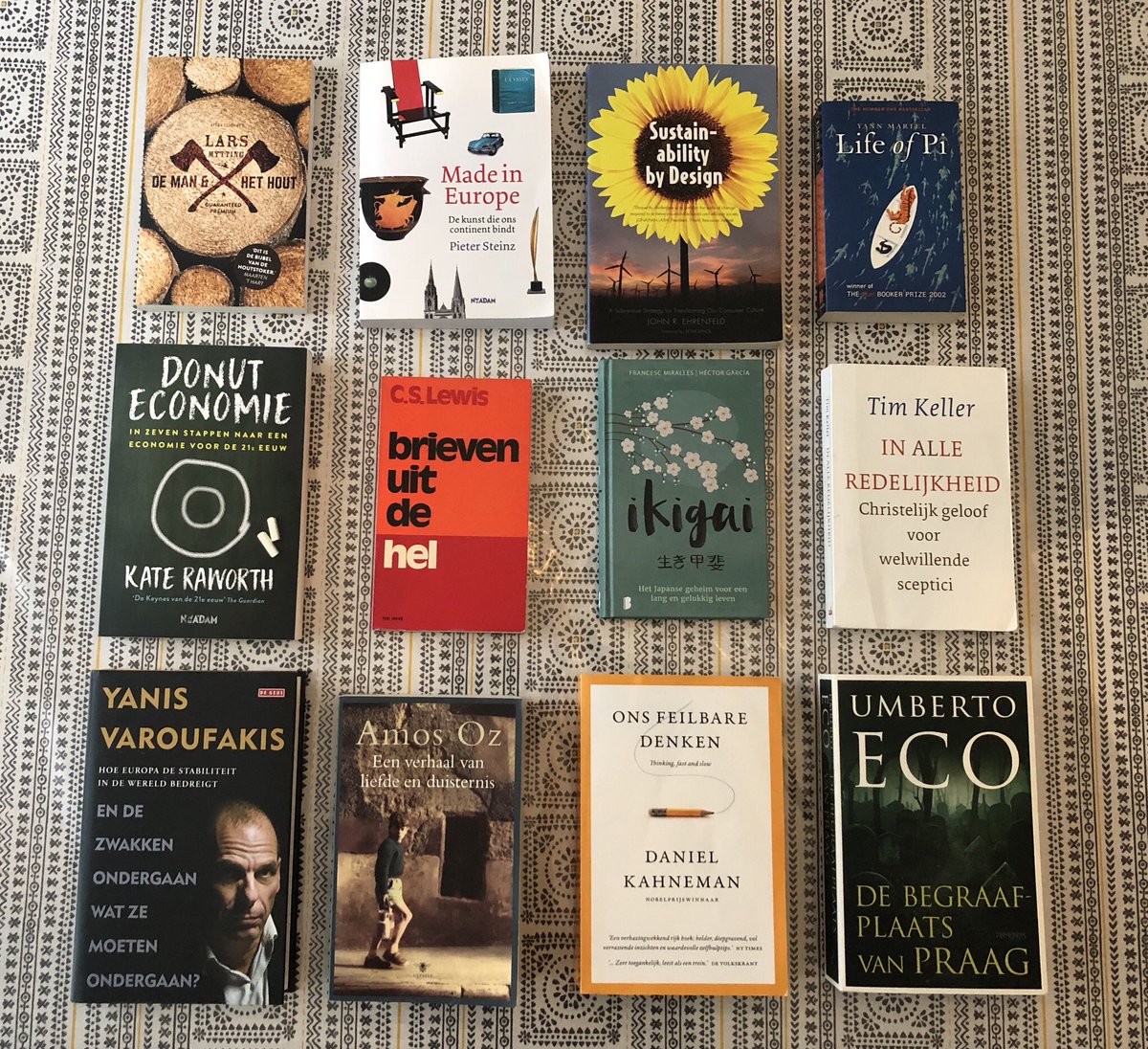 Nog gênant veel boeken te lezen in 2019, daarom reading challenge als stok achter de deur. 12 maanden = 12 boeken. Niet gehaald? 2 jaar geen nieuw boek kopen. Wel gehaald? 😏