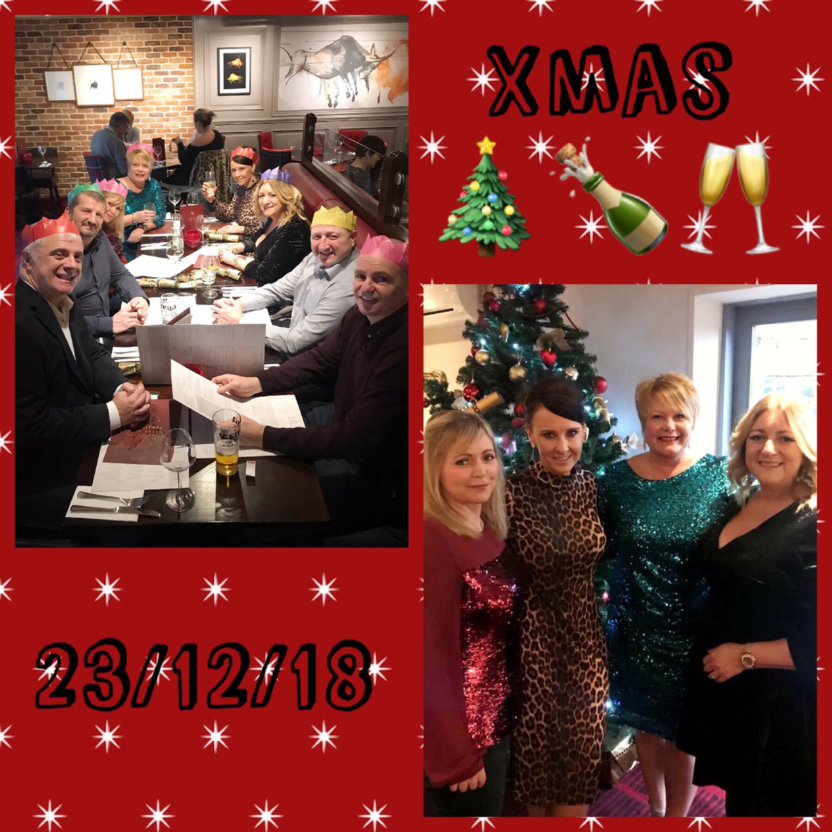 ColetteBenn's tweet photo. Fantastic food, fizz and cocktails @MillerandCarter #horsforth #friends #xmas #steaksallround 😋😍 https://t.co/W5mypk3ofl