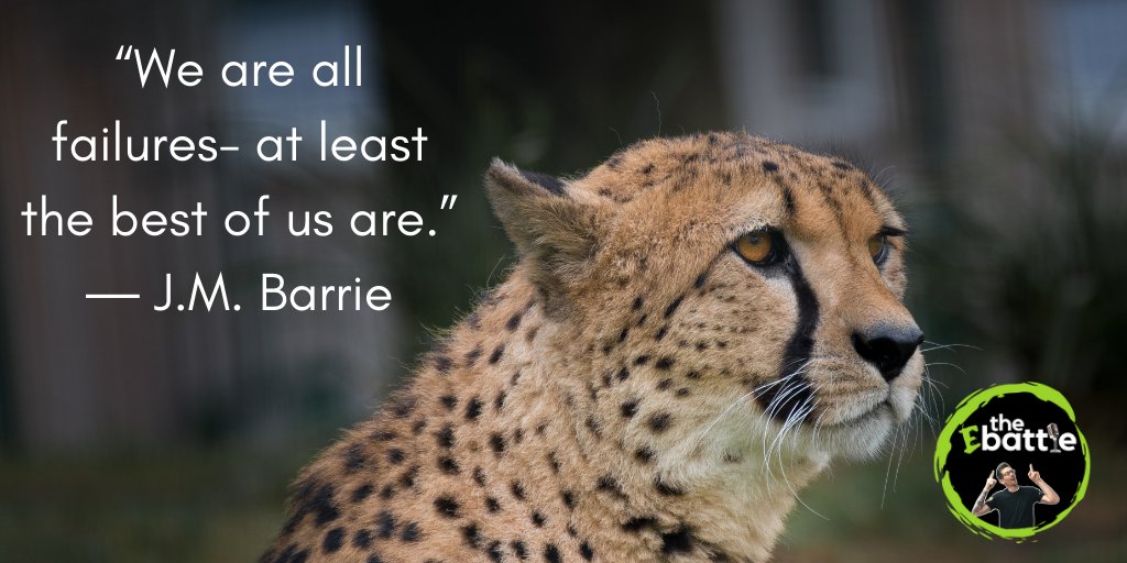 RyanGThomas_io's tweet photo. "We are all failures - at least the best of us are."
.
Listen to The eBattle #podcast wherever you download podcasts 
.
.
.
#mondaymodivation #entrepreneur #entrepreneurship #entrepreneurlife #hustle #success #startups #motivation #podcast https://t.co/4paBkJy58P