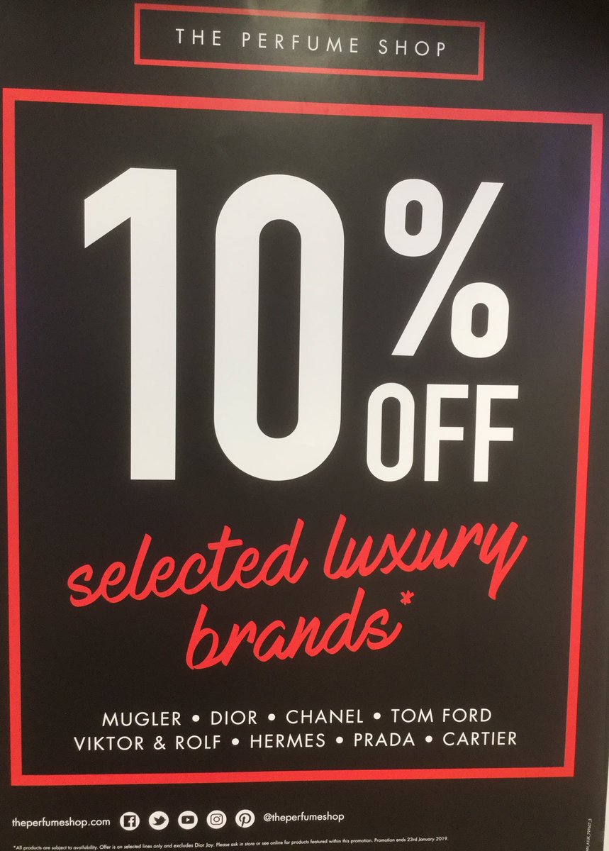 EldonSquareTPS's tweet photo. Looking for a new fragrance for New Years?🎉 start your New Years SCENTationally with 10% off selected luxury brands‼️‼️
#newyearnewfragrance #makingastatment https://t.co/R1UlBTDOve