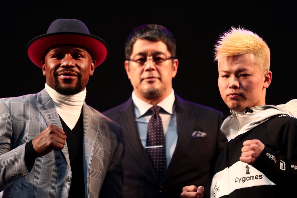 BBCSport's tweet photo. Kickboxer Tenshin Nasukawa has vowed to "take down" boxing legend Floyd Mayweather.

https://t.co/YhZDYKjPXJ https://t.co/hkW6DRN9Kn