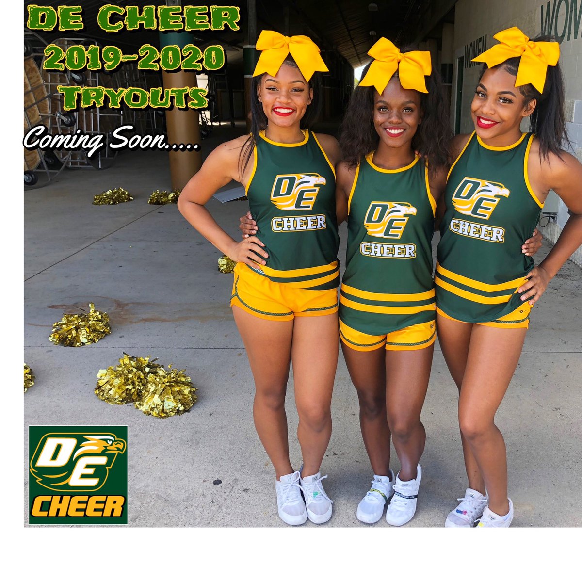 DE_Cheerleaders's tweet photo. Come cheer with us in 2️⃣0️⃣1️⃣9️⃣!!
Do YOU have what it takes to be a DE CHEERLEADER?!?
2019 Tryout Information coming soon.....
#DECHEER
#TryoutSeason
#WeGotEmLooking👀 https://t.co/mjgDTo1eHO